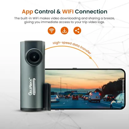 GoldMaxx GX3 2MP Full HD Smart Dashcam