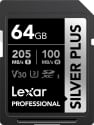 Lexar Professional Silver Plus 64GB SDXC UHS-I Memory Card