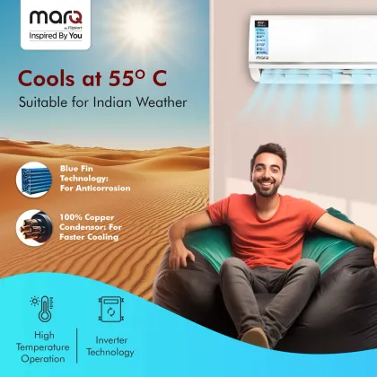 MarQ by Flipakart 203IPG25WQ 2 Ton 3 Star Inverter Split AC
