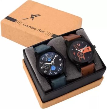 Fancy Set Of Two Combo Watch - For Boys & Girls