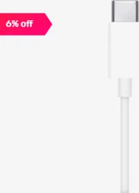 Apple USB-C to 3.5mm Headphone Jack Adapter (MU7E2ZM/A, White)