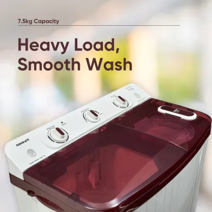 Admiral ADTT75PTFI 7.5 kg Semi Automatic Washing Machine