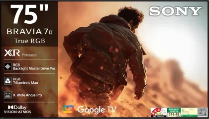 Sony Bravia 7 II 75 inch Ultra HD 4K Smart True RGB TV (K-75XR70M2)