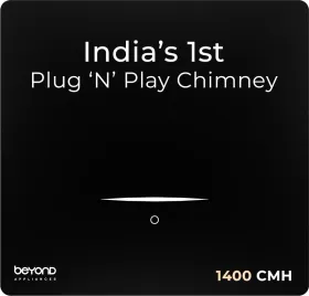 Beyond Appliances Cube Pro Plug N Play BA-CU-CB-PP-60-CH-V1 60cm Auto Clean Wall Mounted Chimney