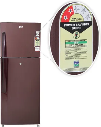 LG GL-B252VMGY 240 L Double Door Refrigerator