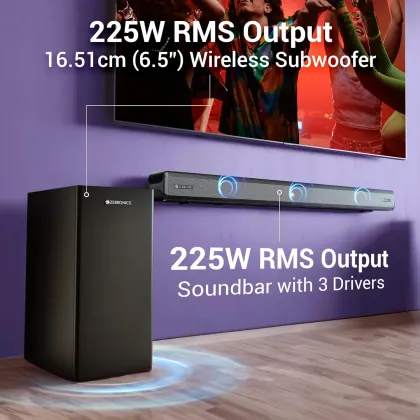 Zebronics Juke Bar 9510WS PRO 600W Bluetooth Soundbar