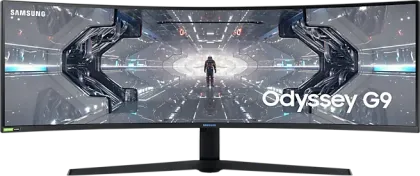 Samsung Odyssey G9 LC49G95TSSW 49-inch Dual Quad HD Curved Gaming Monitor