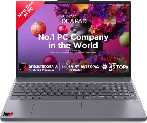 Lenovo IdeaPad Slim 3 15Q8X10 83N3006FIN Laptop (Qualcomm Snapdragon X/ 16GB/ 1TB SSD/ Win11 Home)