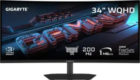 Gigabyte G34WQC2 34 inch WQHD Curved Gaming Monitor