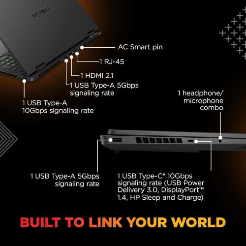 HP Omen 16-an0015TX Gaming Laptop (Intel Core Ultra 7 255H/ 24GB/ 1TB SSD/ Win11/ 8GB RTX 5060 Graph)