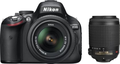 Nikon D5100 (with AF-S 18 - 55 mm VR Kit + Nikon AF-S DX VR Zoom-Nikko DSLR Camera)