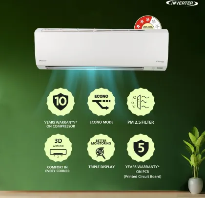 Daikin ATKL50UV16VAF 1.5 Ton 3 Star 2025 Inverter Split AC