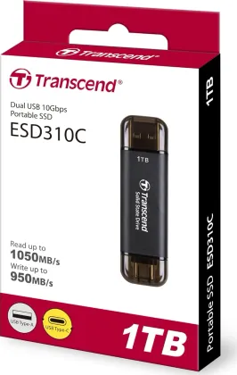 Transcend ESD310C 1TB External Solid State Drive - image 3