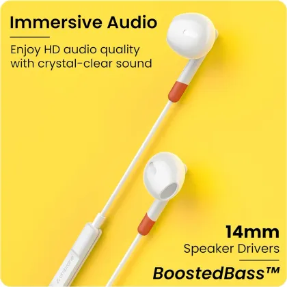 Ambrane Stringz 02 Type-C Wired Earphones