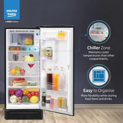 Voltas Beko RDC215A/W0DGRTM0B00GO 183 L 5 Star Single Door Refrigerator