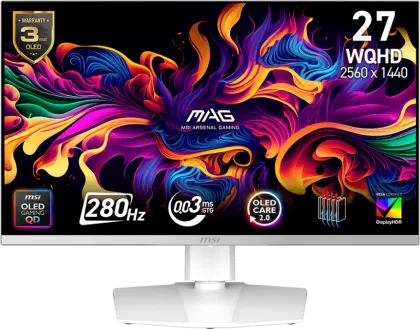 MSI MAG 272QPW QD-OLED X28 27 inch Quad HD Gaming Monitor