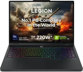 Lenovo Legion Pro 5 16IAX10H 83LU006WIN Gaming Laptop (Intel Core Ultra 9 275HX/ 32GB/ 1TB SSD/ Win11/ 12GB Graph RTX 5070Ti)