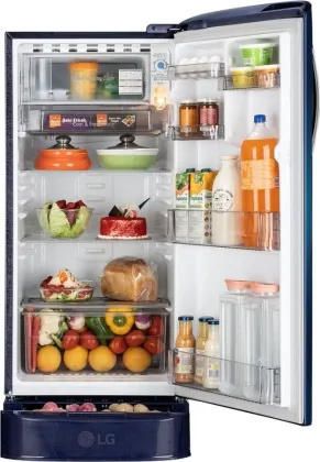 LG GLD1936ZABW 185 L 3 Star Single Door Refrigerator
