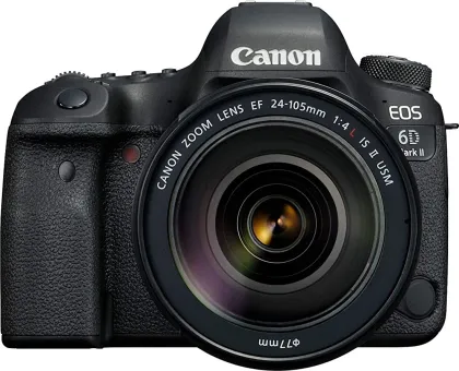 Canon EOS 6D Mark II 26.2MP DSLR Camera (EF 24-105 mm F4 L IS II 