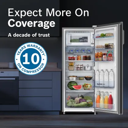 Bosch CST22S24NI 226 L 4 Star Single Door Refrigerator