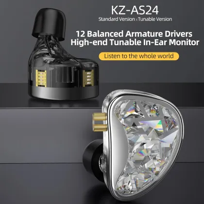KZ AS24 Wired Earphones (Tuning Switch)