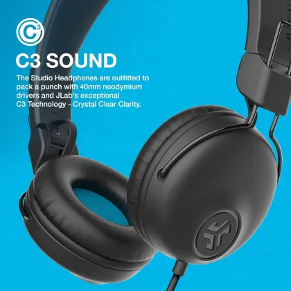 JLab Studio Wired Headphones