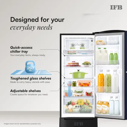 IFB IFBDC-223DYBMED 197 L 4 Star Single Door Refrigerator