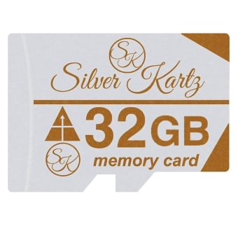 Silver Kartz 32GB SK A_Plus Memory Card for Mobiles; Tablets; Digital CCTV Drone Cameras and Other Micro Slots (skmc32gb)
