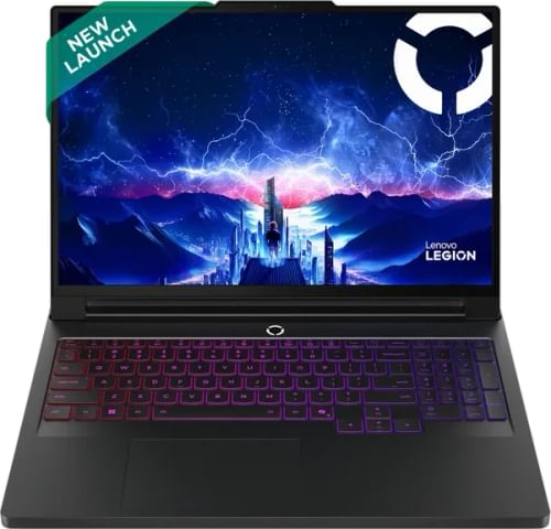 Lenovo Legion Pro 7 16IAX10H 83F500D8IN AI Gaming Laptop (Intel Core Ultra 9 275HX / 64GB/ 1TB SSD/ Win11/ 24GB RTX5090)