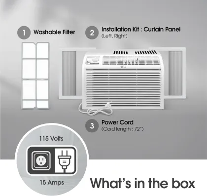 LG LW5023 5000 BTU 115V Window AC