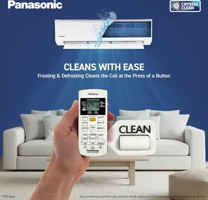 Panasonic CS/CU-NU24BKY5W 2 Ton 5 Star 2026 Inverter Split AC