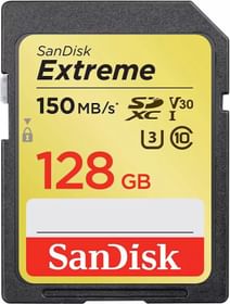 SanDisk Extreme 128 GB Class 10 150 MB/s Memory Card