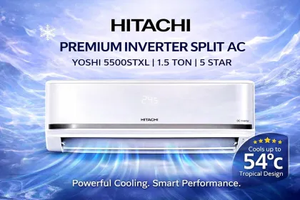 Hitachi RAS.V518PCDIST 1.5 Ton 5 Star Inverter Split AC