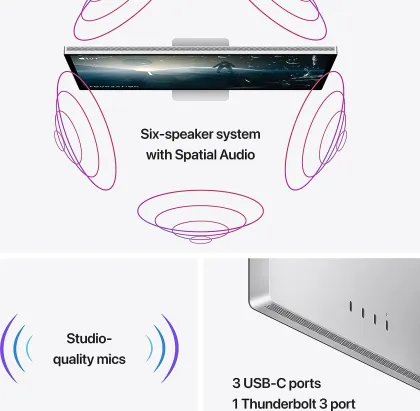 Apple Studio Display 27 inch Ultra HD 5K Monitor