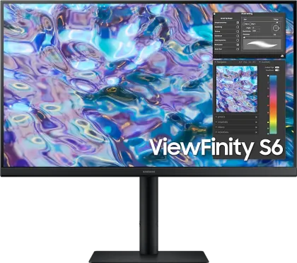 Samsung ViewFinity S6 27 inch QHD Monitor (LS27B610EQW)