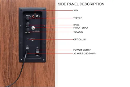 OBAGE DT-51 100 Watt Wireless Tower Speaker