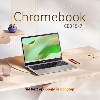 Acer Chromebook CB315-7H Laptop (Intel Core 3 N355/ 4GB/ 128GB eMMC/ Chrome OS)