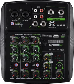Xtreme Acoustics XAMXB4 4 Channel Analog Sound Mixer