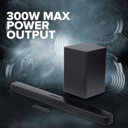 JBL Bar 2.1 300W Soundbar with Wireless Subwoofer