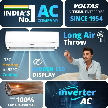 Voltas 183INV CAV 1.5 Ton 3 Star 2026 Inverter Split AC