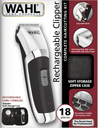 Wahl Rechargeable Clipper 09655-024 Trimmer For Men