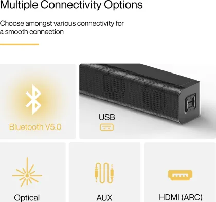 Ambrane Evoke Bar 120W Bluetooth Soundbar