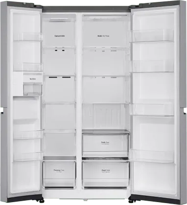 LG GL-B257HPZ3 650 L 3 Star Side By Side Refrigerator