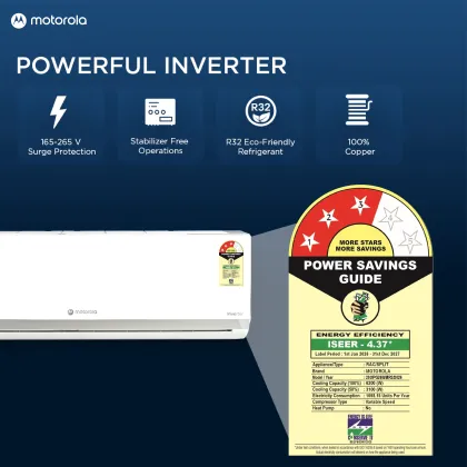 Motorola 203IPG26WMRS 2 Ton 3 Star 2026 Inverter Split AC