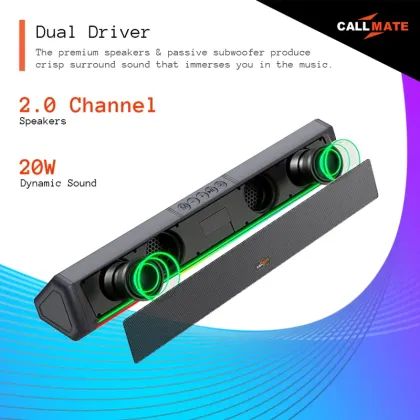 Callmate Prism 20W Bluetooth Soundbar