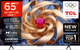 TCL T8DS 65 inch Ultra HD 4K Smart QD-Mini LED TV (65T8DS)