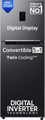 Samsung RT31H4522B1 301 L 2 Star Double Door Refrigerator