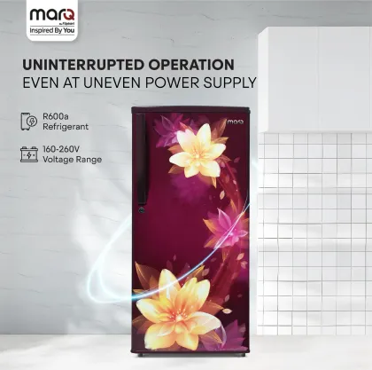 MarQ By Flipkart 180BD3MQ24-NR 183 L 2 Star Single Door Refrigerator