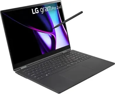 LG Gram Pro 2-in-1 ‎16T90SP-G.APB4U1 Laptop (Intel Core Ultra 7 155H/ 16GB/ 1TB SSD/ Win11)