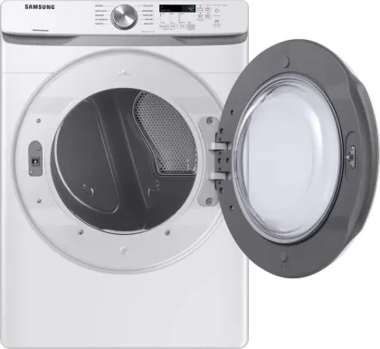 Samsung DVE45T6000W 7.5 cu ft Fully Automatic Front Load Dryer